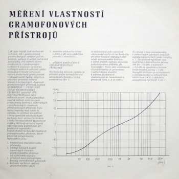 LP No Artist: Měřící Gramofonová Deska 1 (Stereofonní Kmitočtová Měřící Deska)