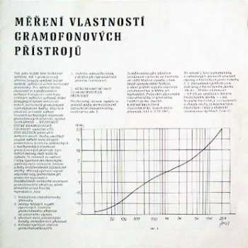 LP No Artist: Měřící Gramofonová Deska 1 (Stereofonní Kmitočtová Měřící Deska)