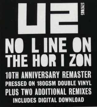 2LP U2: No Line On The Horizon