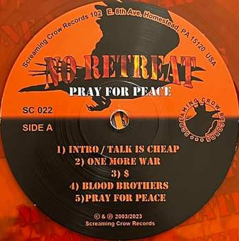 LP No Retreat: Pray For Peace CLR