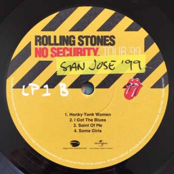 3LP The Rolling Stones: No Security. San Jose '99