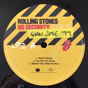 3LP The Rolling Stones: No Security. San Jose '99