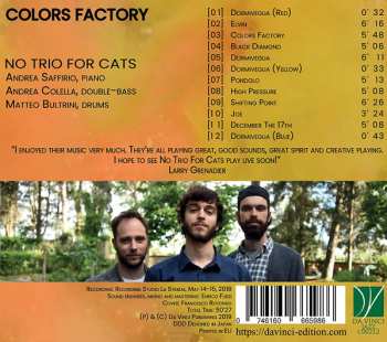 CD No Trio For Cats: Colors Factory