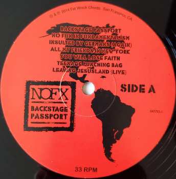 LP NOFX: Backstage Passport Soundtrack