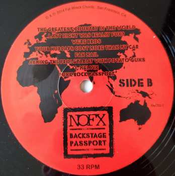 LP NOFX: Backstage Passport Soundtrack