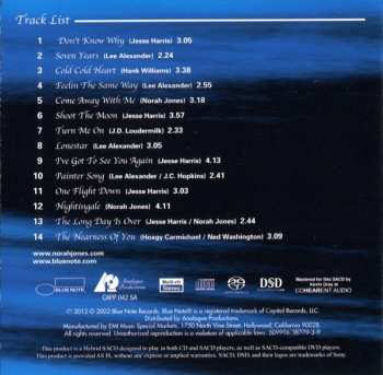SACD Norah Jones: Come Away With Me LTD