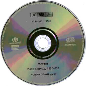 SACD Wolfgang Amadeus Mozart: Noriko Ogawa plays Mozart Sonatas
