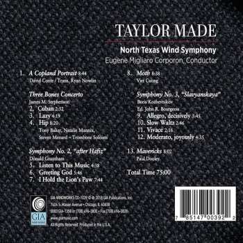 CD North Texas Wind Symphony: Taylor Made