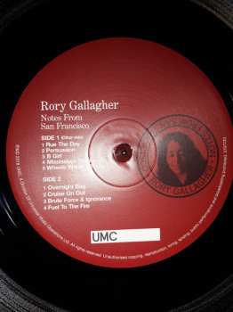 LP Rory Gallagher: Notes From San Francisco