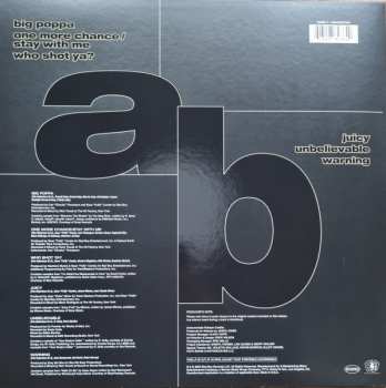 LP Notorious B.I.G.: Ready to Die Instrumentals LTD