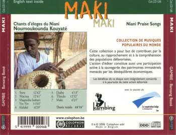 CD Noumoukounda Kouyaté: Maki (Chants D'éloges Du Niani)