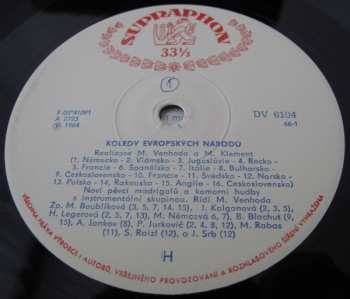 LP Miroslav Venhoda: České Vánoční Koledy / Koledy Evropských Národů