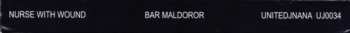 2CD Nurse With Wound: Bar Maldoror