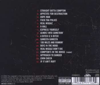 CD N.W.A.: The Best Of N.W.A "The Strength Of Street Knowledge"