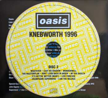 2CD Oasis: Knebworth 1996