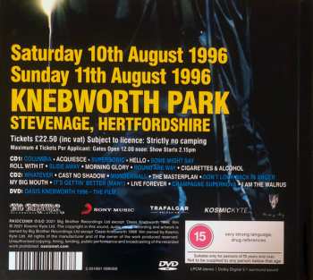 2CD/DVD Oasis: Knebworth 1996