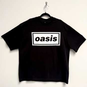 Merch Oasis: Oversized Boxy Maglietta Decca Logo Oasis