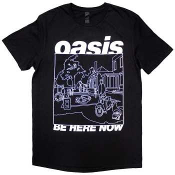 Merch Oasis: Maglietta Be Here Now Line Drawing