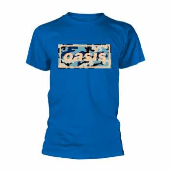 Merch Oasis: Maglietta Camo Logo Oasis (royal)