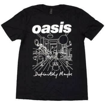 Merch Oasis: Maglietta Definitely Maybe Line Drawing