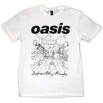 Merce Oasis: Oasis Unisex T-shirt: Definitely Maybe Line Drawing (small) S