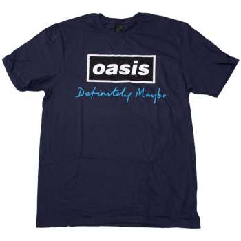 Merch Oasis: Maglietta Definitely Maybe Text Logo Oasis