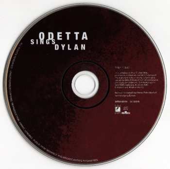 CD Odetta: Odetta Sings Dylan