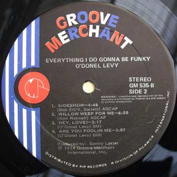 LP O'Donel Levy: Everything I Do Gonna Be Funky