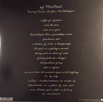2LP Of Montreal: Hissing Fauna, Are You The Destroyer? CLR