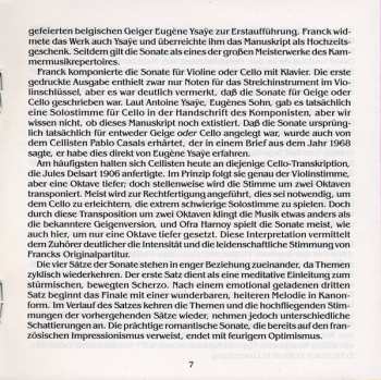 CD César Franck: Piano Sonatas 1-3