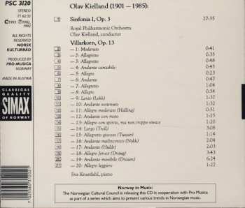 CD Eva Knardahl: Sinfonia I, Op. 3 • Villarkorn, Op. 13