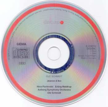 CD Ole Schmidt: Jeanne D'Arc