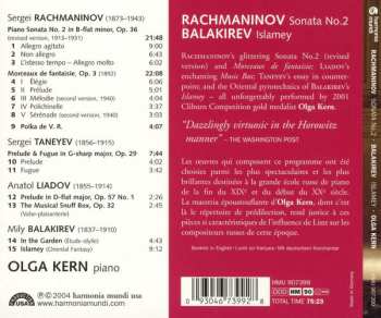 CD Sergei Vasilyevich Rachmaninoff: Sonata No.2 • Islamey