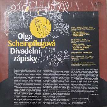 LP Olga Scheinpflugová: Divadelní Zápisky