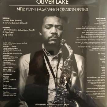 LP Oliver Lake: NTU: Point From Which Creation Begins
