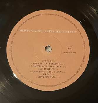 2LP Olivia Newton-John: Olivia Newton-John's Greatest Hits - Deluxe 2 LP Edition  DLX
