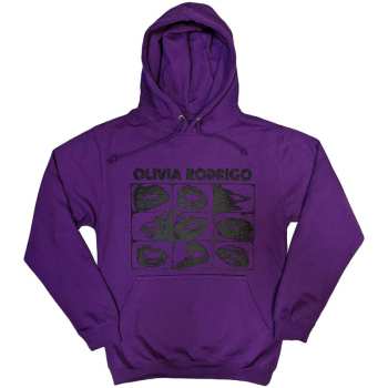 Merch Olivia Rodrigo: Felpa Threshold Lips Grid