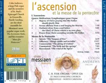 CD Olivier Messiaen: L'ascension Et La Messe De La Pentecote