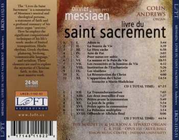 2CD Olivier Messiaen: Livre Du Saint Sacrement