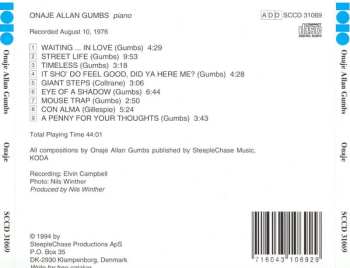 CD Onaje Allan Gumbs: Onaje