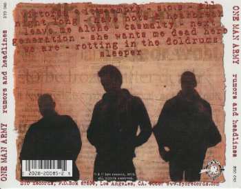 CD One Man Army: Rumors And Headlines