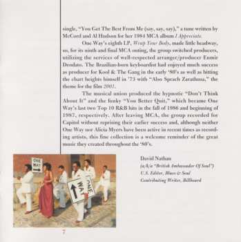 CD One Way: The Best Of One Way