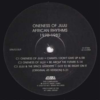 3LP Oneness Of Juju: African Rhythms 1970-1982
