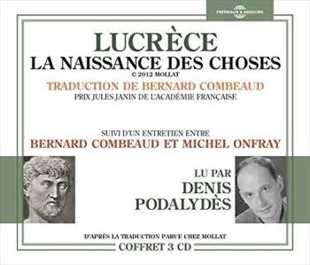 3CD Onfray,michel: Lucrece La Naissance Des Choses Suivi D'un