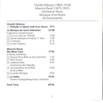 CD Orchester Der Beethovenhalle Bonn: Debussy/Ravel: Orchesterwerke