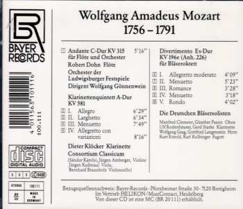 CD Dieter Klöcker: Mozart Aus Dem Ludwigsburger Schloß IX