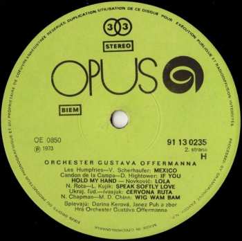 LP Orchester Gustáva Offermanna: Orchester Gustáva Offermanna