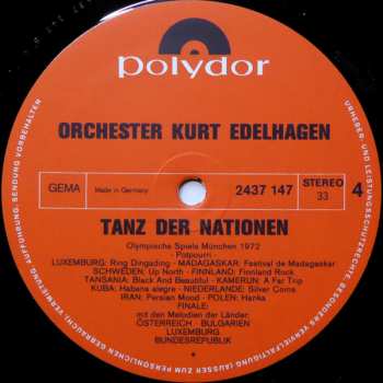 2LP/Set di cofanetti Orchester Kurt Edelhagen: Einzug Der Nationen