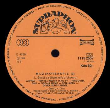 LP Orchestra Ladislav Štaidl: Muzikoterapie 3