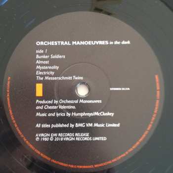 LP Orchestral Manoeuvres In The Dark: Orchestral Manoeuvres In The Dark